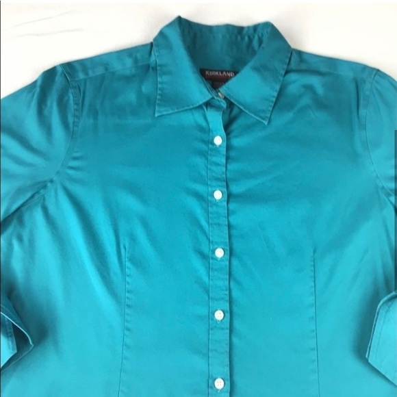 Kirkland Women’s Shirt Button Down Size L - Picture 2 of 8
